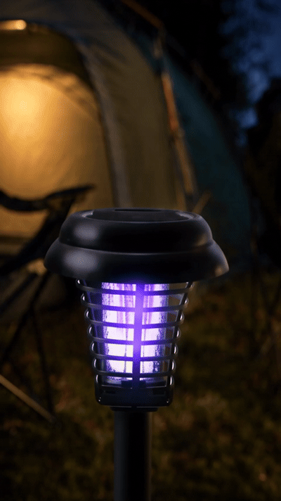 ソーラー2WAY 殺虫ガーデンランタン｜配線不要・電気代0・薬品なしで夏の夜を快適に